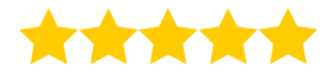 calgary seo expert andy kuiper - google five star review rating - 5 gold stars in a row